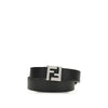 Fendi Black Calf Leather Bos Taurus Regular Belt Fendi