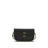 Valentino Garavani Black Calf Leather Bos Taurus Shoulder Bag Valentino Garavani