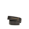 Tom Ford Brown Calf Leather Bos Taurus Regular Belt Tom Ford