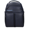 Piquadro Blue Leather Backpack Piquadro