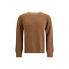 Jil Sander Brown Fleece Wool Sweatshirt Jil Sander