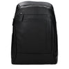Piquadro Black Leather Backpack Piquadro