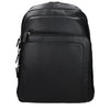 Piquadro Black Leather Backpack Piquadro