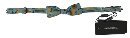 Dolce & Gabbana Mint Green Jazz Club Adjustable Neck Papillon Bow Tie Dolce & Gabbana