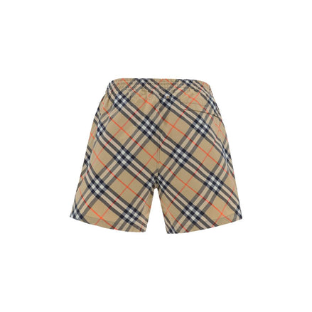 Burberry Brown Polyester Shorts Burberry