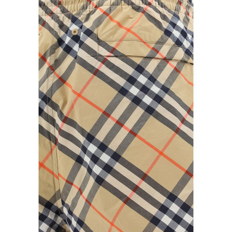Burberry Brown Polyester Shorts Burberry