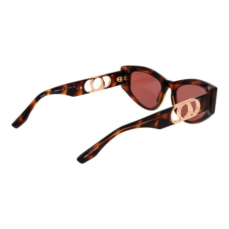 Trussardi Brown Acetate Sunglasses Trussardi