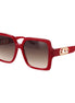 Trussardi Red Acetate Sunglasses Trussardi