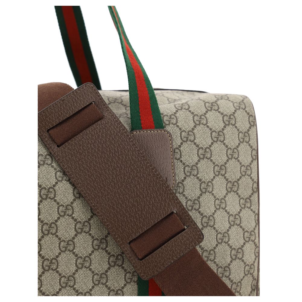 Gucci Brown Cotton Luggage And Travel Gucci