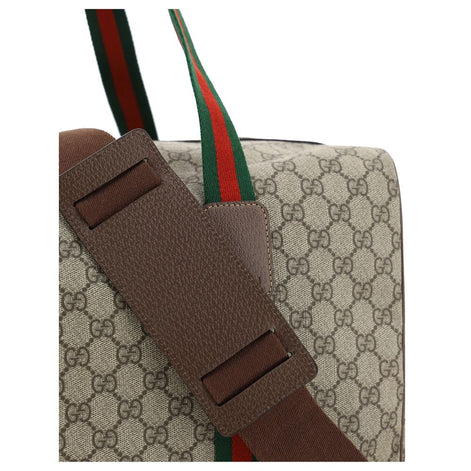 Gucci Brown Cotton Luggage And Travel Gucci