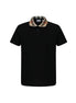 Burberry Black Cotton Polo Shirt Burberry