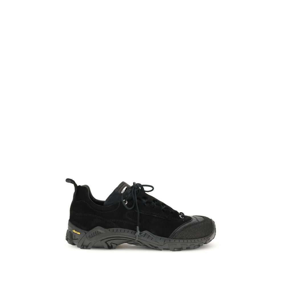 Our Legacy Black Calf Leather Bos Taurus Athletic Sneakers Our Legacy