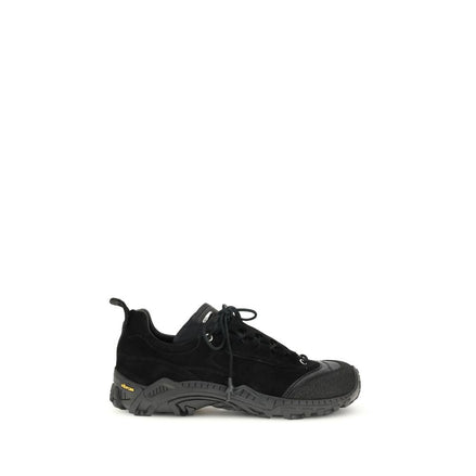 Our Legacy Black Calf Leather Bos Taurus Athletic Sneakers Our Legacy