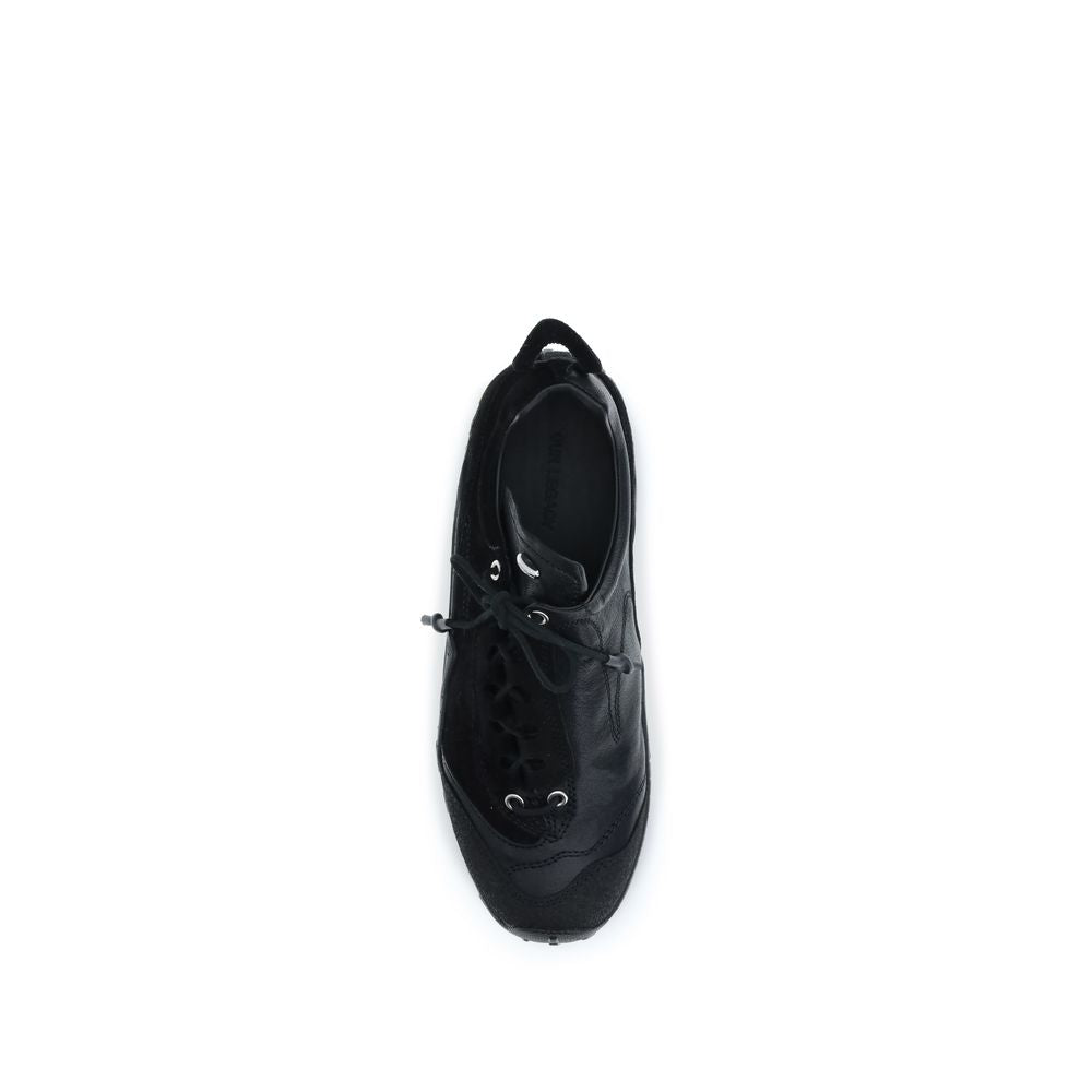 Our Legacy Black Calf Leather Bos Taurus Athletic Sneakers Our Legacy