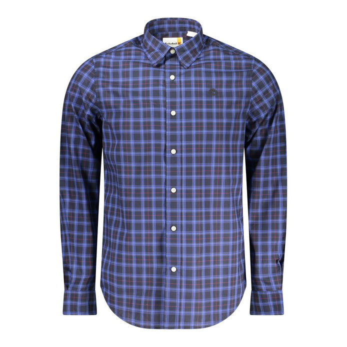 Timberland Blu Cotton Men Shirt Timberland