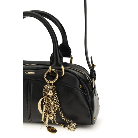 Chloé Black Calf Leather Bos Taurus Shoulder Bag Chloé