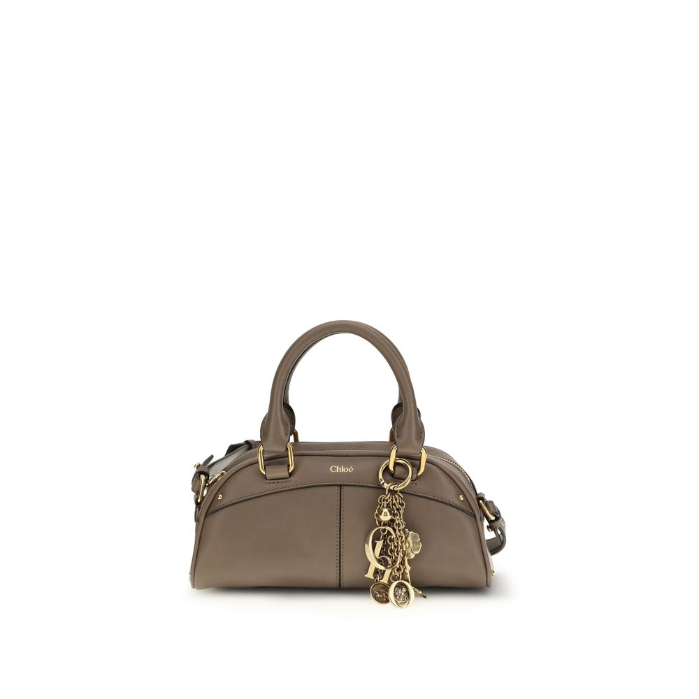 Chloé Gray Calf Leather Bos Taurus Shoulder Bag Chloé