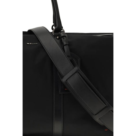 Kiton Black Nylon Luggage And Travel Kiton