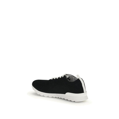 Kiton Black Rubber Athletic Sneakers Kiton