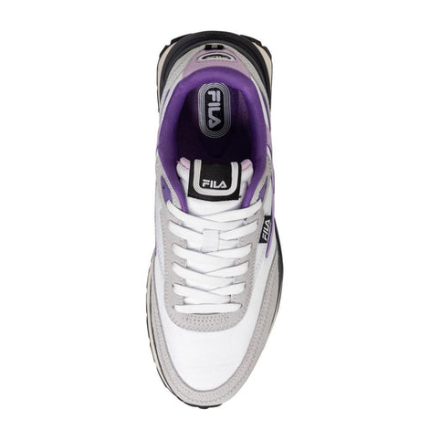 Fila White Textile Low Top Sneakers Fila