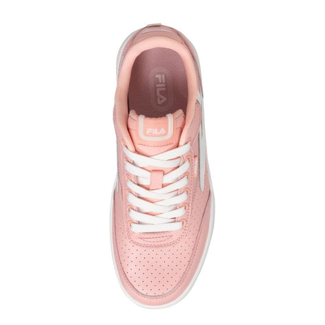 Fila Pink Leather Low Top Sneakers Fila