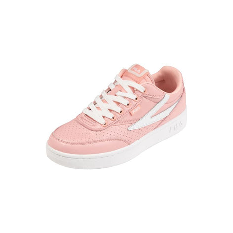 Fila Pink Leather Low Top Sneakers Fila