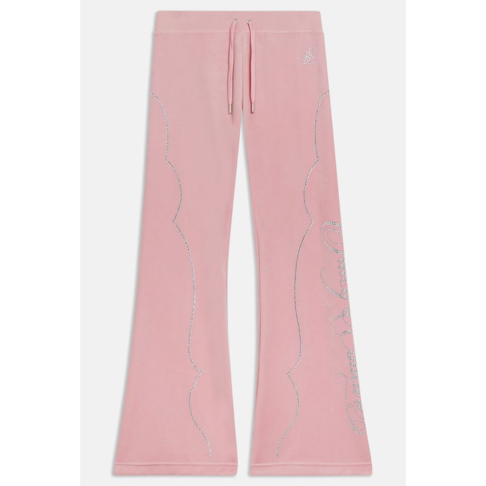 Juicy Couture Pink Polyester Casual Pants Juicy Couture