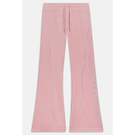 Juicy Couture Pink Polyester Casual Pants Juicy Couture