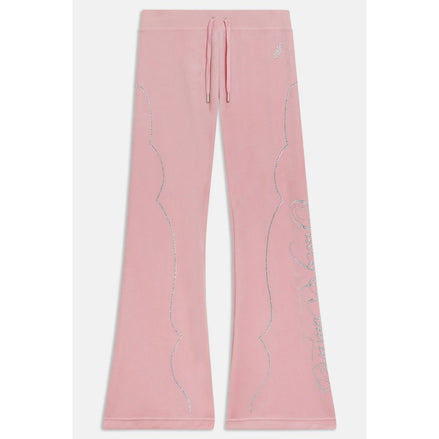 Juicy Couture Pink Polyester Casual Pants Juicy Couture