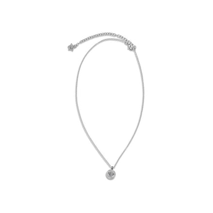 Versace Silver Metal Necklace Versace