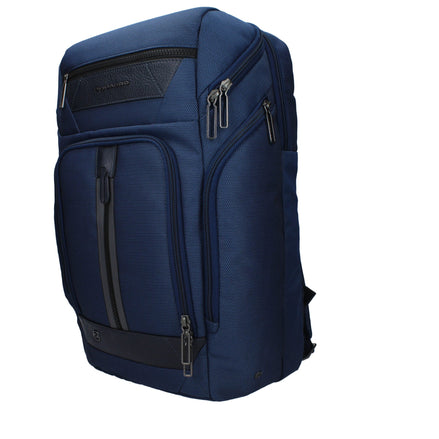 Piquadro Blue Fabric Backpack Piquadro