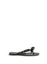Valentino Garavani Black Pvc Flat Sandals Valentino Garavani