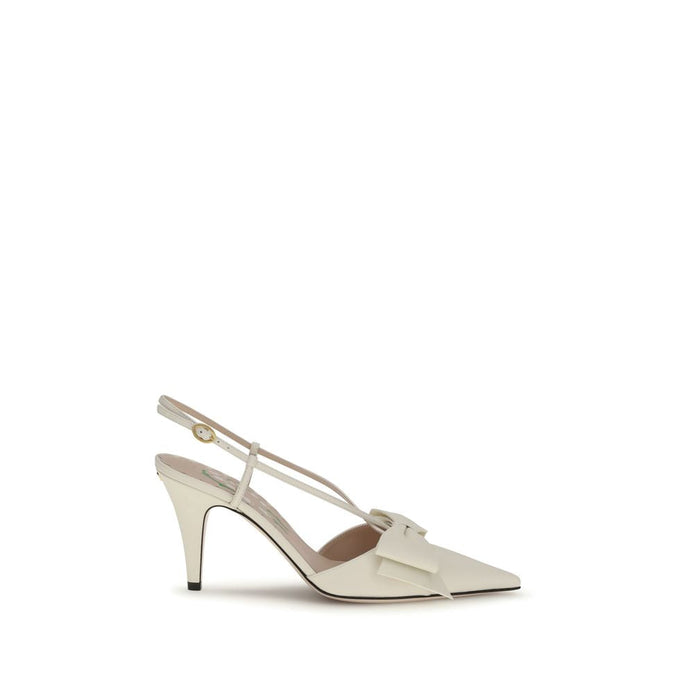 Valentino Garavani Cream Lamb Ovis Aries Aries High Heel Pumps Valentino Garavani