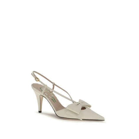 Valentino Garavani Cream Lamb Ovis Aries Aries High Heel Pumps Valentino Garavani