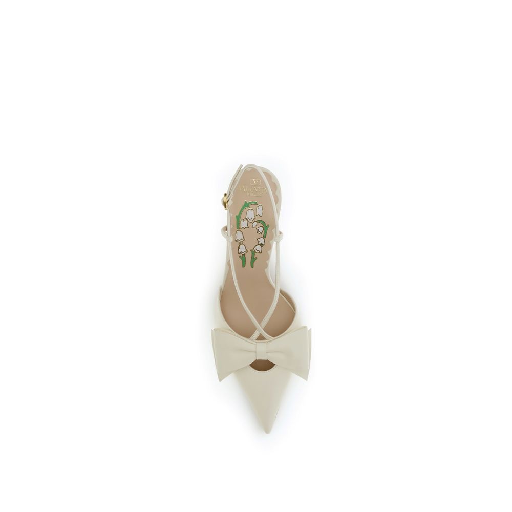Valentino Garavani Cream Lamb Ovis Aries Aries High Heel Pumps Valentino Garavani