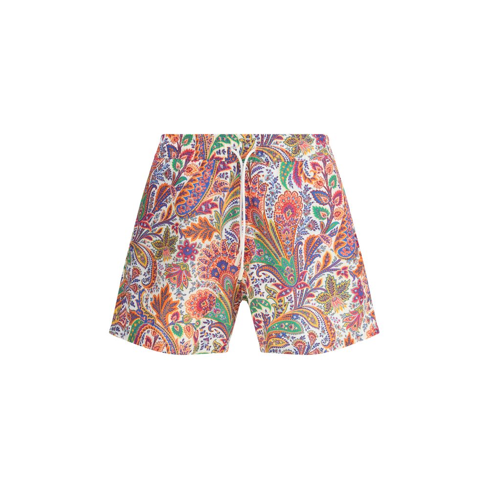 Etro Multicolor Polyester Short And Mini Shorts Etro