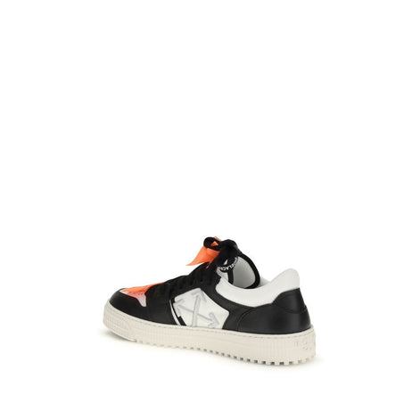 Off-White Multicolor Cotton Low Top Sneakers Off-White