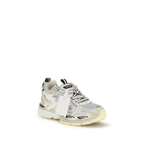 Off-White Multicolor Polyester Athletic Sneakers Off-White