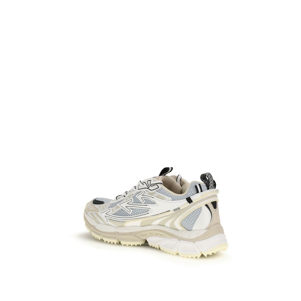 Off-White Multicolor Polyester Athletic Sneakers Off-White