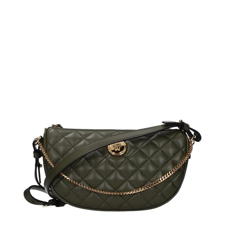 Versace Green Leather Handbag Versace