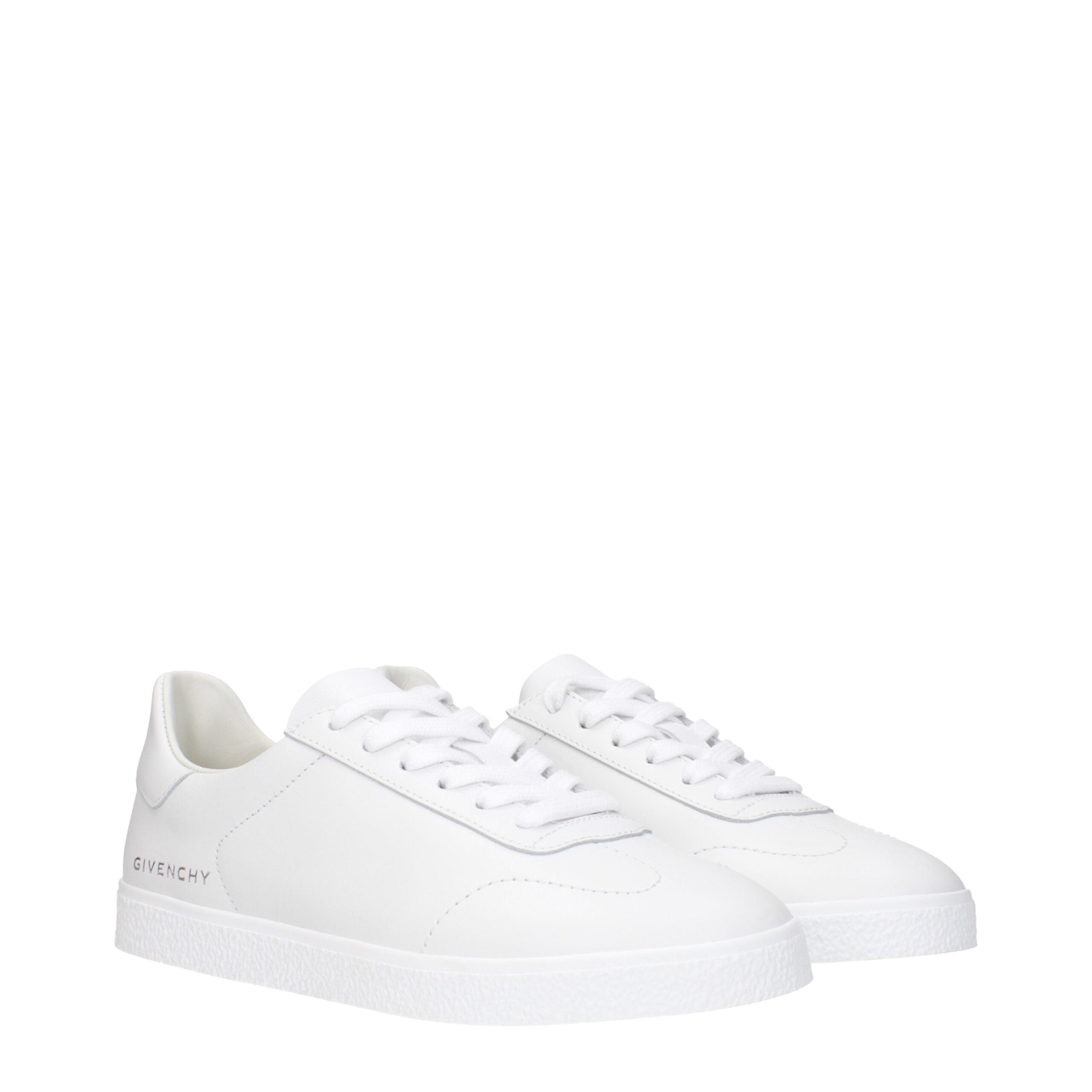 Givenchy White Leather Low Top Sneakers Givenchy