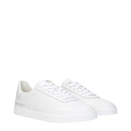 Givenchy White Leather Low Top Sneakers Givenchy