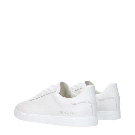 Givenchy White Leather Low Top Sneakers Givenchy