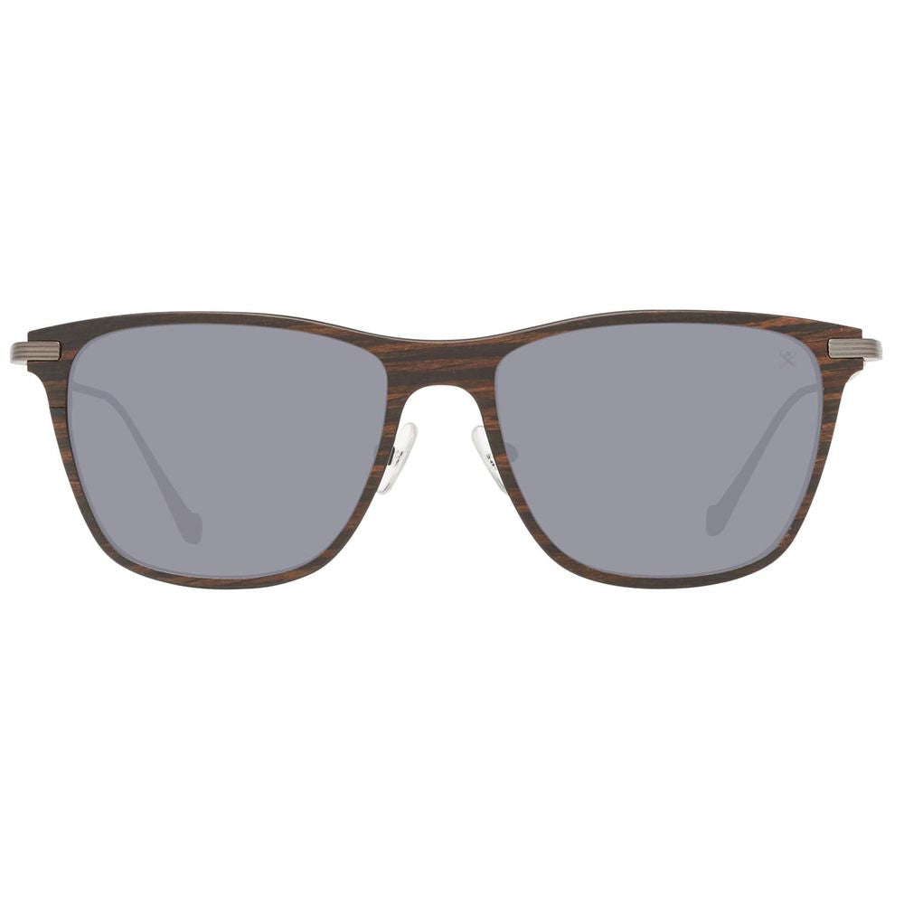 Hackett Gray Metal Sunglasses Hackett
