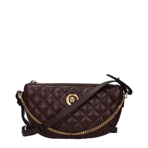 Versace Brown Leather Handbag Versace