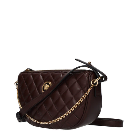 Versace Brown Leather Handbag Versace