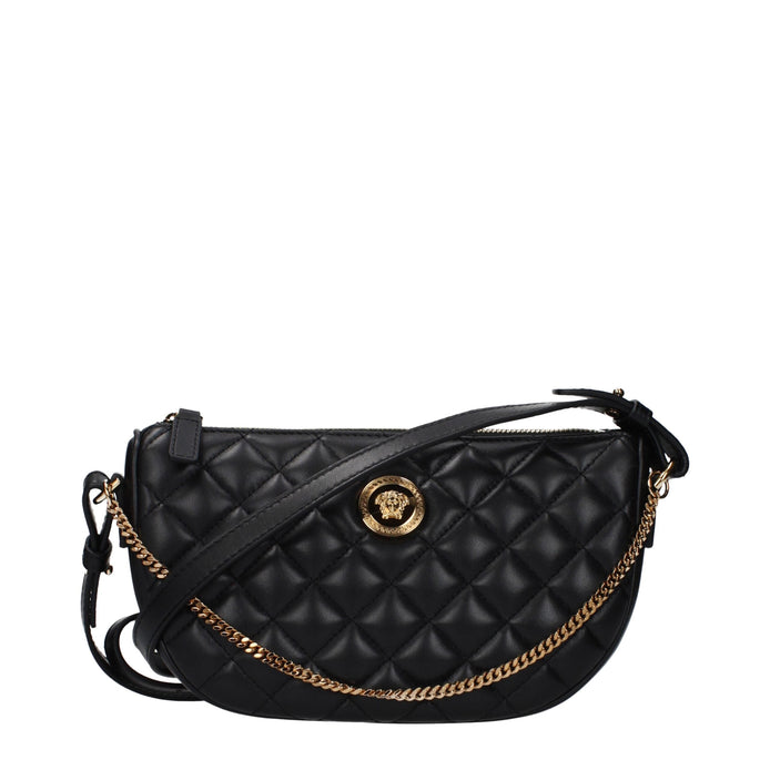 Versace Black Leather Handbag Versace