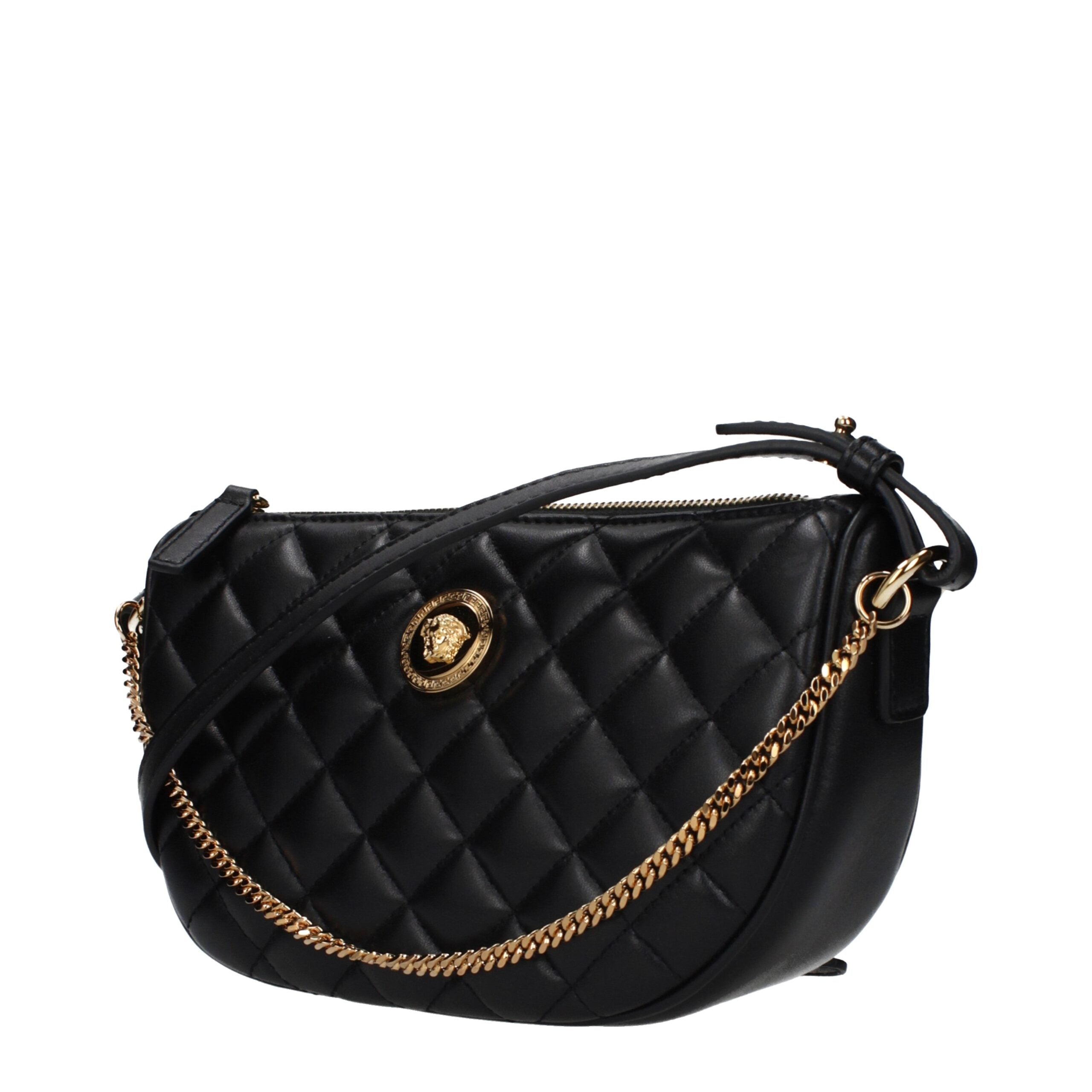 Versace Black Leather Handbag Versace