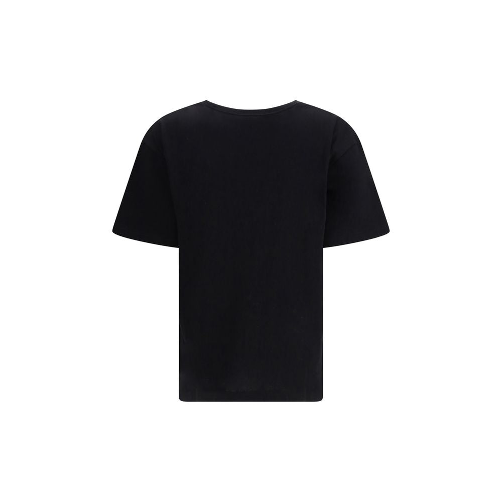 Valentino Black Cotton T-Shirt Valentino
