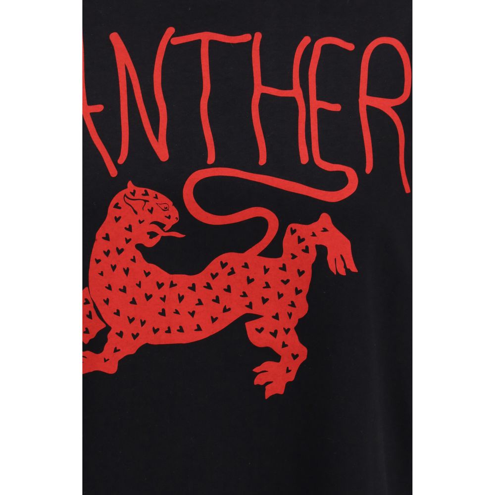 Valentino Black Cotton T-Shirt Valentino